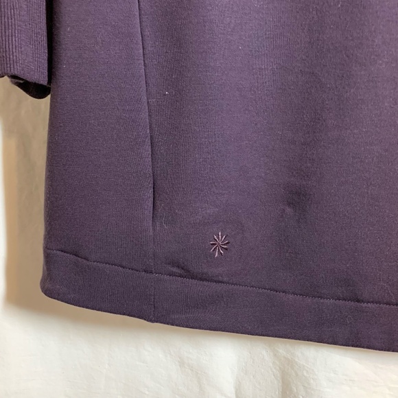 Athleta 'Coaster Luxe Sweatshirt Dress' in dark purple - Picture 9 of 11